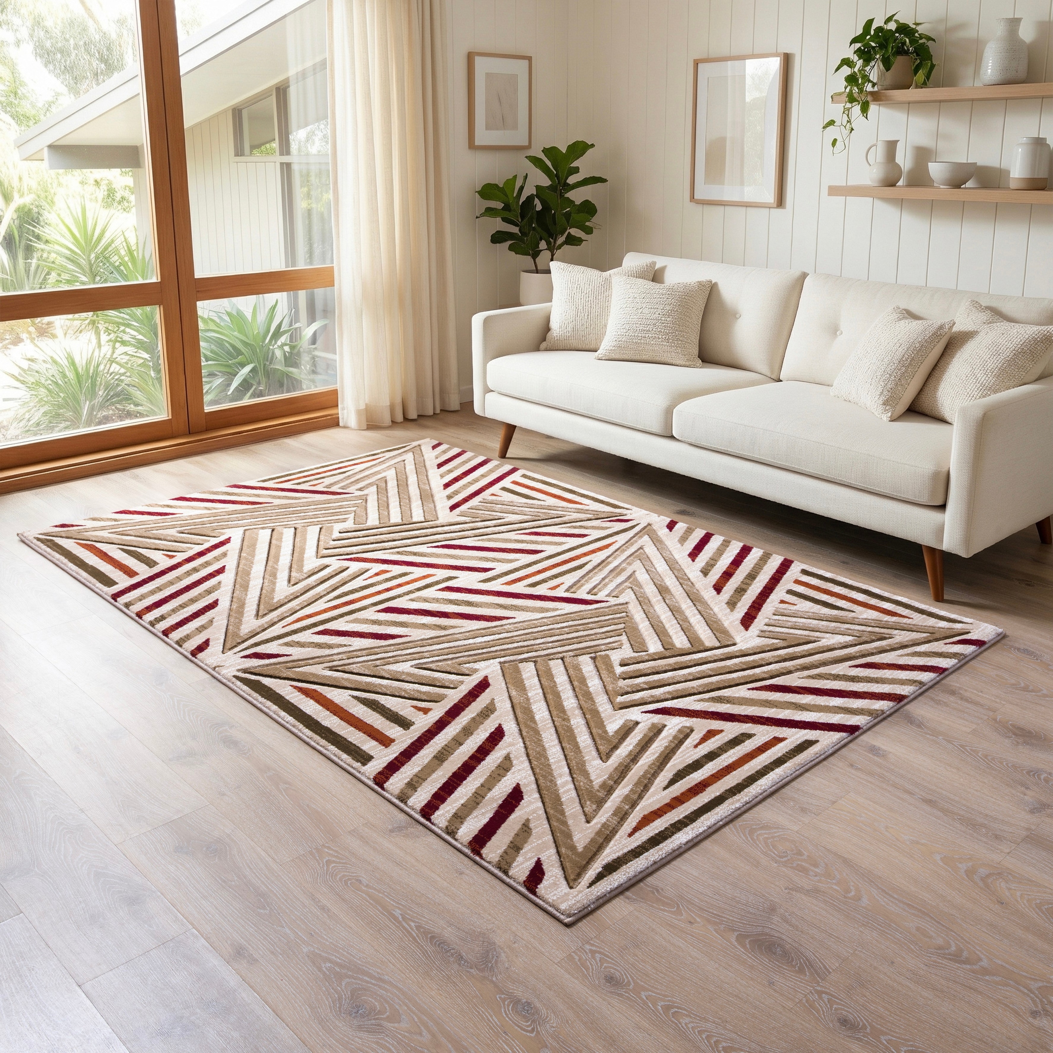 MDA Rugs Alexia Collection Geometric Modern & Contemporary Area Rug