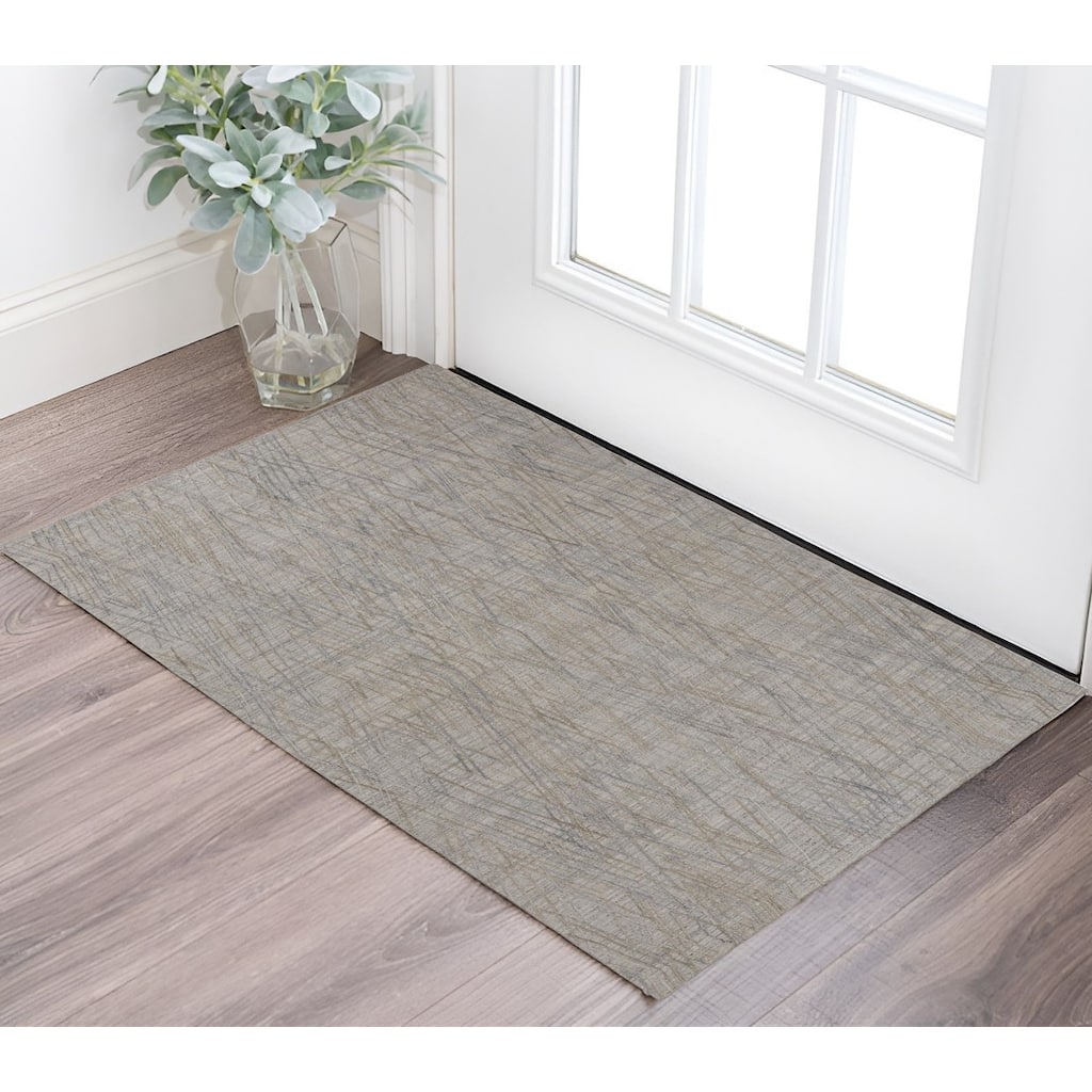 Xuta Abstract Modern Woven Durable Area Rug By HomeRoots - 2' x 3'