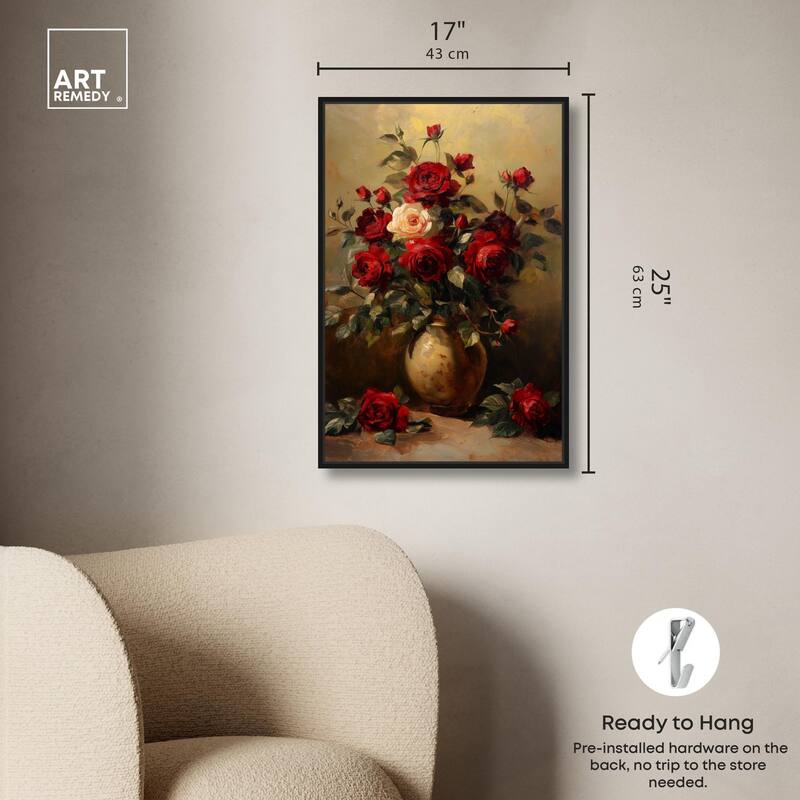 Lavish Lily Lament Canvas by Art Remedy