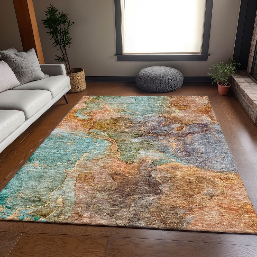 Premium Washable Super Soft Abstract Marble Mayfield Rug