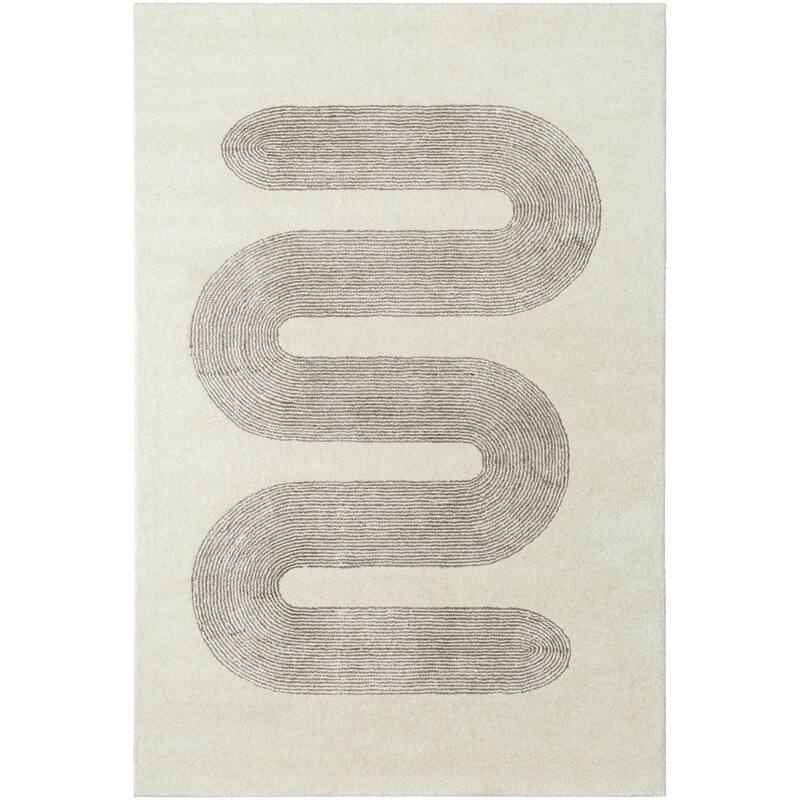 Michaela Casual Solid Color Wool Area Rug