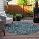preview thumbnail 111 of 152, Machine Washable Indoor/ Outdoor Chantille Traditional Vintage Floral Rug