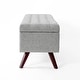 preview thumbnail 12 of 56, HomePop Modern Storage Bench