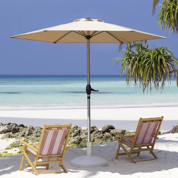 7.5 ft patio umbrella with crank and tilt multi colored Costway 7.5 ft Solar Powered Patio Umbrella with LED Lights Push Button Tilt  Crank Handle Beige/Gray/Navy/Black/Brown/Red : Target