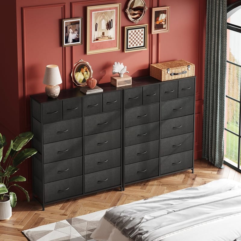 Tall Dresser for Bedroom with 12 Drawers