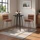 Option Black Table & Brown Chairs