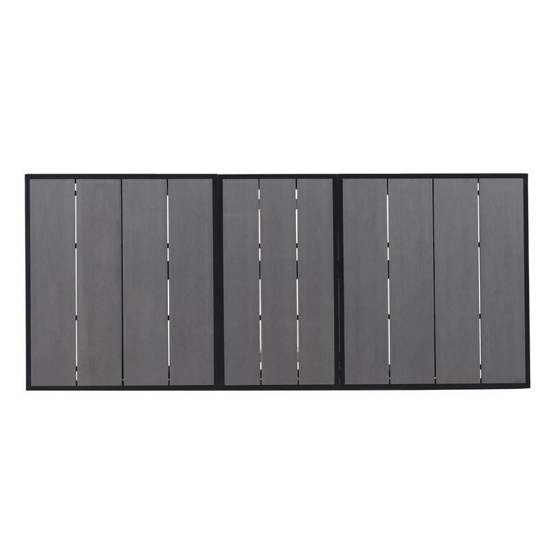 Expandable 7-Piece Outdoor Dining Set, Extending Table & Flexible Seating