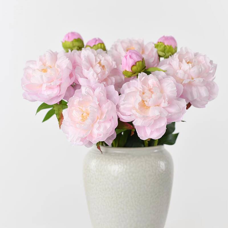 Silk Decorative Artificial Phoenix Peony(Pack of 1 Branch)