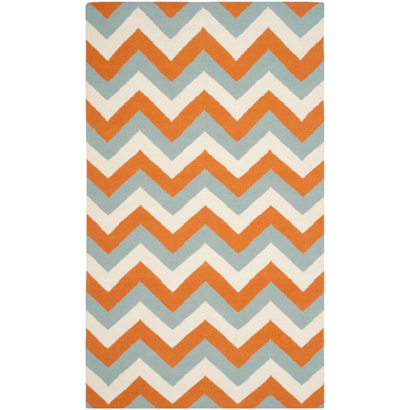 SAFAVIEH Handmade Flatweave Dhurries Alliette Modern Wool Rug
