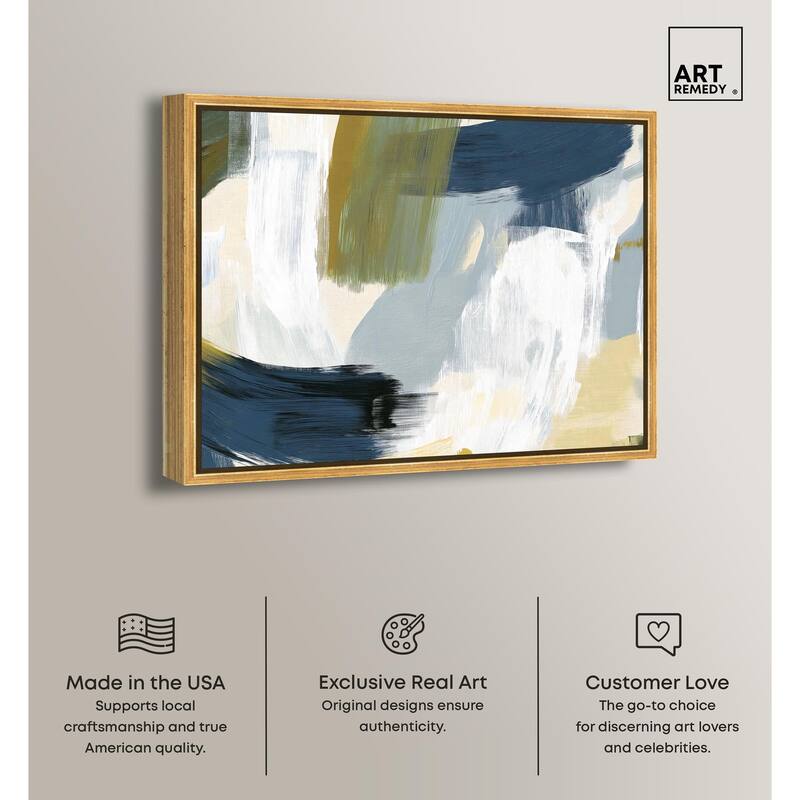 Moss Layers II Canvas by Art Remedy
