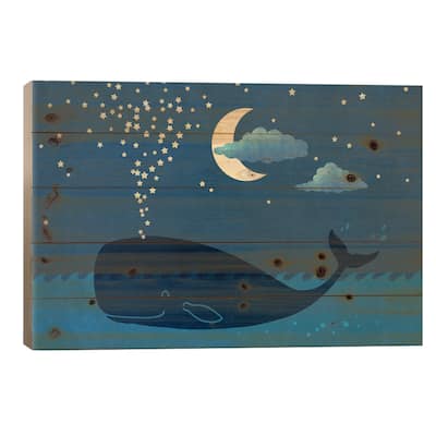 Star Maker Print On Wood by Terry Fan - Multi-Color