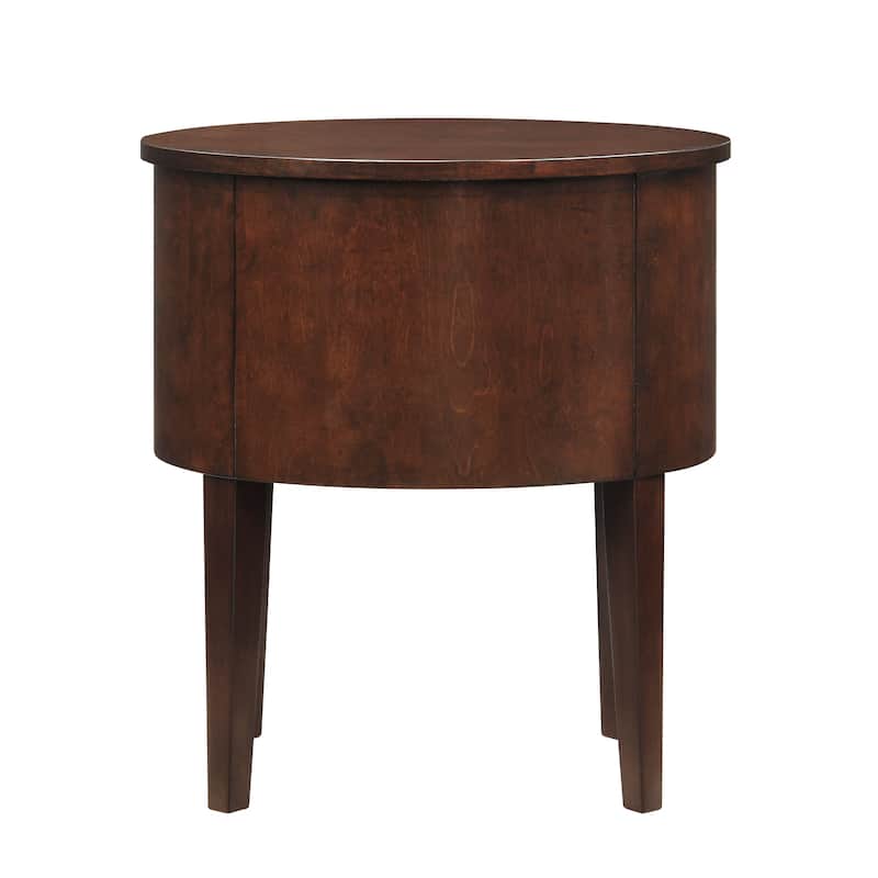 Aldine 2-drawer Oval Accent Table by iNSPIRE Q Bold