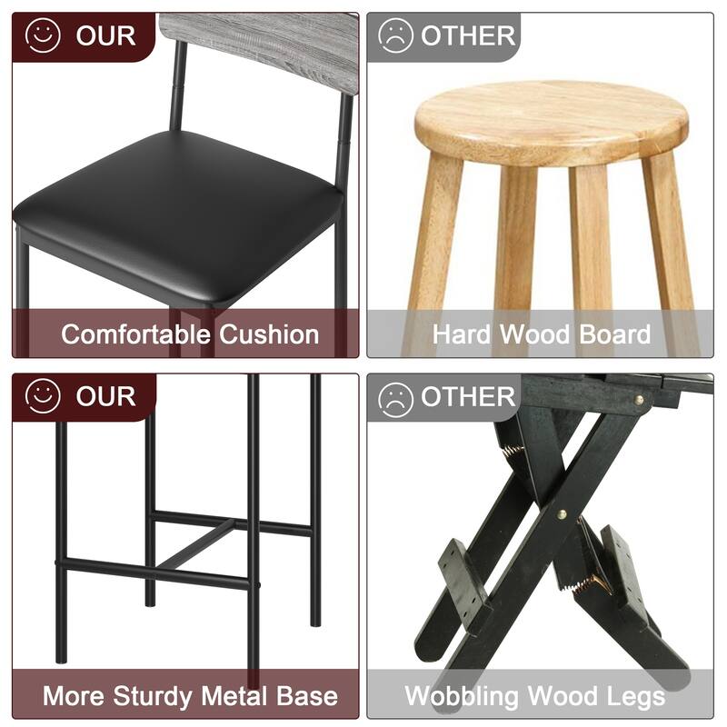 Bar Stools Set of 2/4