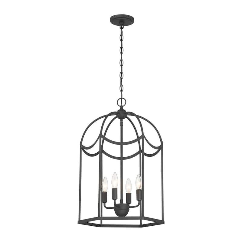 Acroma Dimmable Geometric Lantern Drum Chandeliers