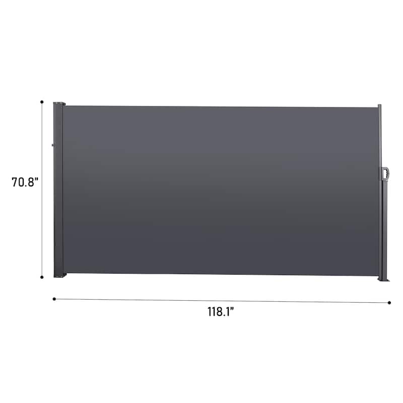 Retractable Side Screen Awning