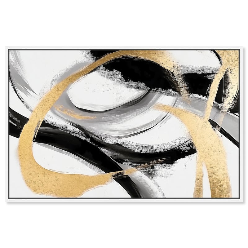 Midas Arc I Canvas by Art Remedy - White - 45" x 30"