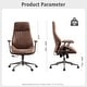 preview thumbnail 17 of 23, OVIOS Suede Fabric Ergonomic Office Chair High Back Lumbar Support