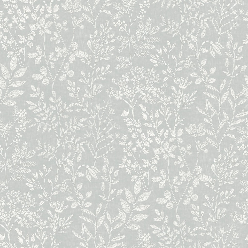 Galerie Wallcoverings Karuna Collection Branched Leaves Matte Finish Vinyl on Non-woven Wallpaper Roll