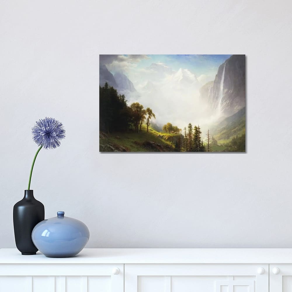 iCanvas "Majesty of the Mountains, 1853-57 " by Albert Bierstadt Canvas Print