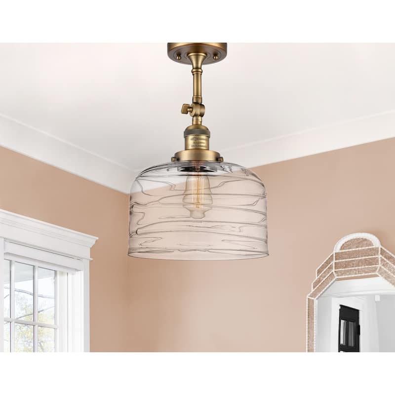 Innovations Lighting Franklin Restoration Bell 1 Light 12" Semi-Flush Mount