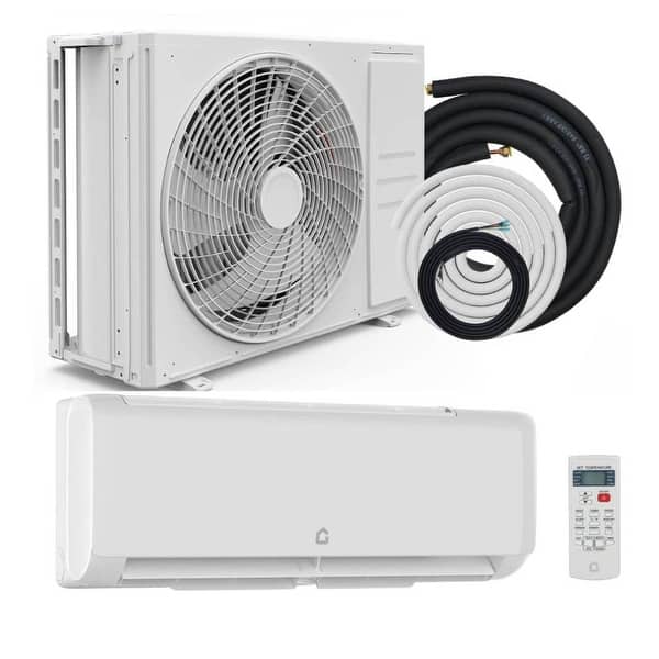 18.5 SEER2 9000 BTU Mini Split Air Conditioner for Rooms with Heating System - Bed Bath & Beyond - 43041952 18.5 SEER2 9000 BTU Mini Split Air Conditioner for Rooms with Heating System - Bed Bath & Beyond - 43041952