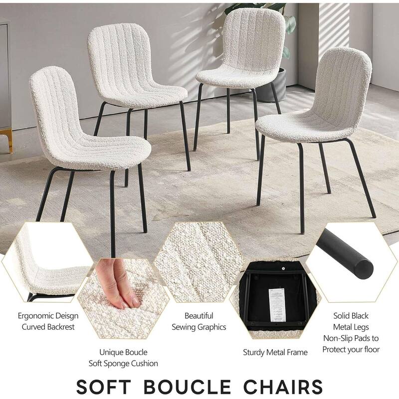 Howtai Upholstered Dining Chairs,Vintage PU Leather Accent Side Chairs