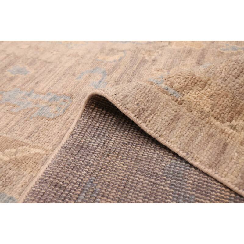 ECARPETGALLERY Hand-knotted Jules Serapi Grey Wool Rug - 9'9 x 13'8