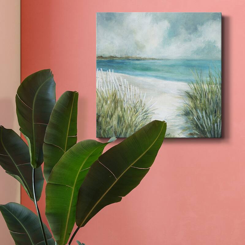 Coastal Fences-Premium Gallery Wrapped Canvas - Ready to Hang