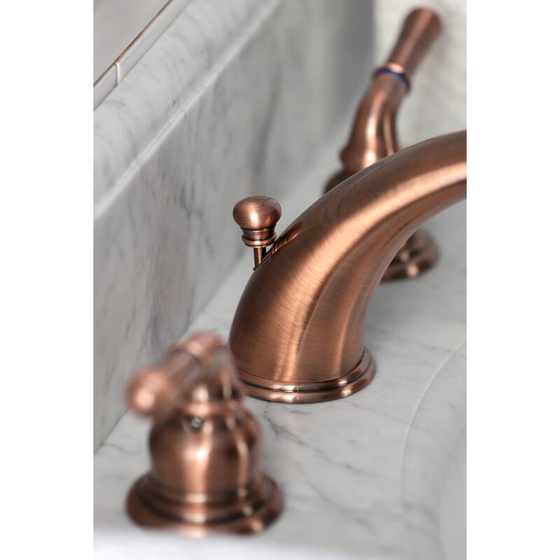 Kingston Brass Magellan Deck Mount Widespread Bathroom Faucet