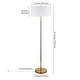 preview thumbnail 34 of 86, Simone 2-Light Floor Lamp with Fabric Shade