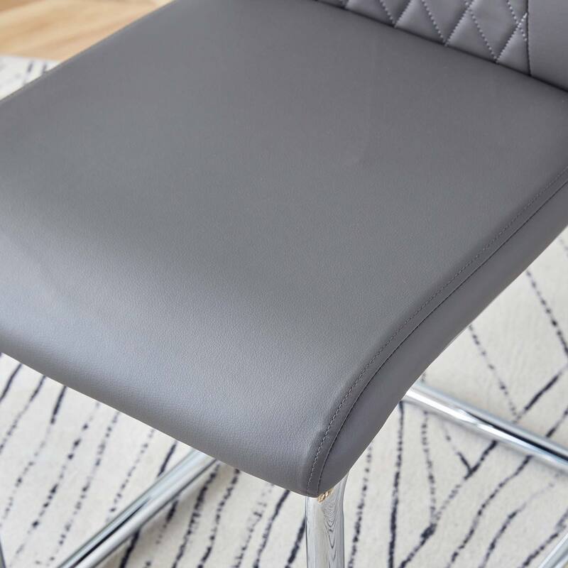 Dining Chairs with Faux Leather,Side Chairs(Set of 8)