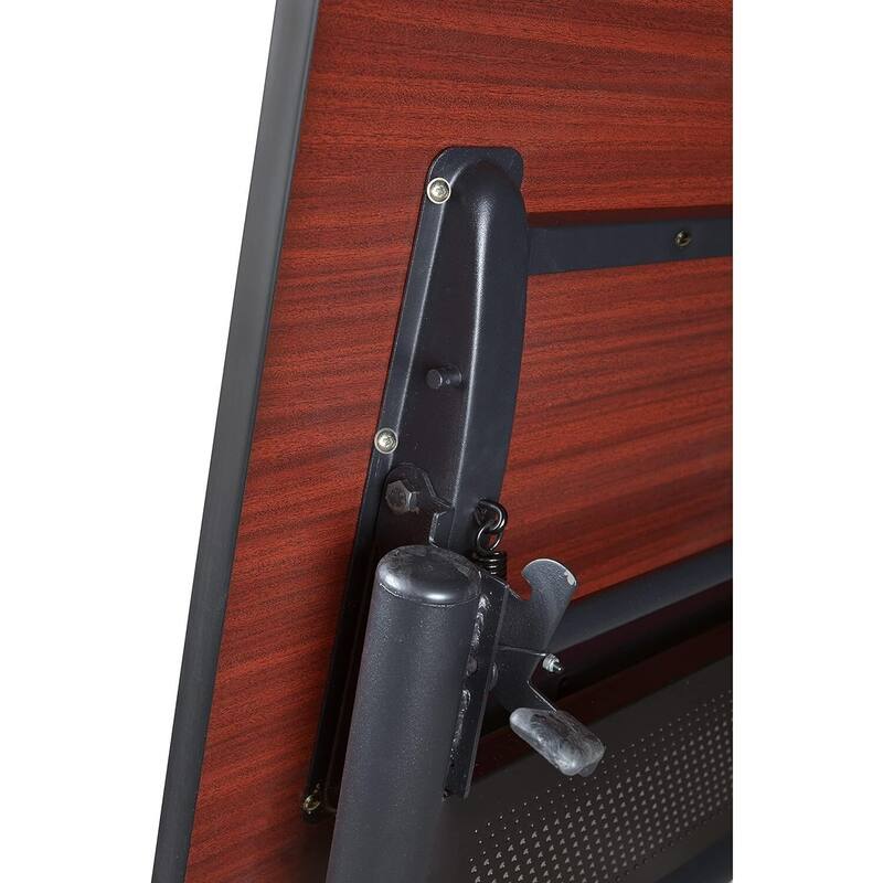 60" x 30" Flip Top Mobile Training Table- Grey