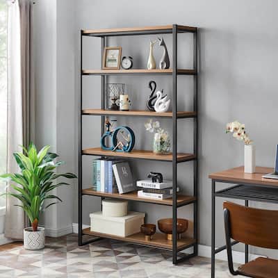 NPD Furniture Anderson 6 Tier Bookcase