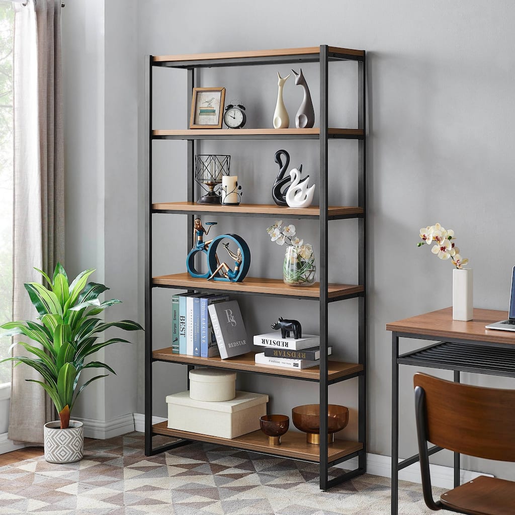 NPD Furniture Anderson 6 Tier Bookcase
