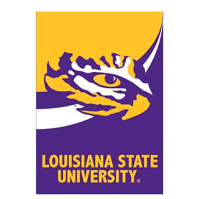 Louisiana State University Burlap Flag Garden Size
