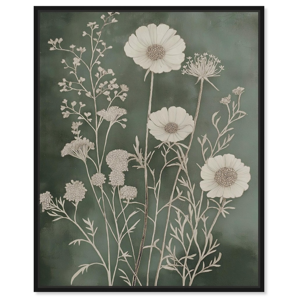 Airy Green Garden Canvas by Art Remedy