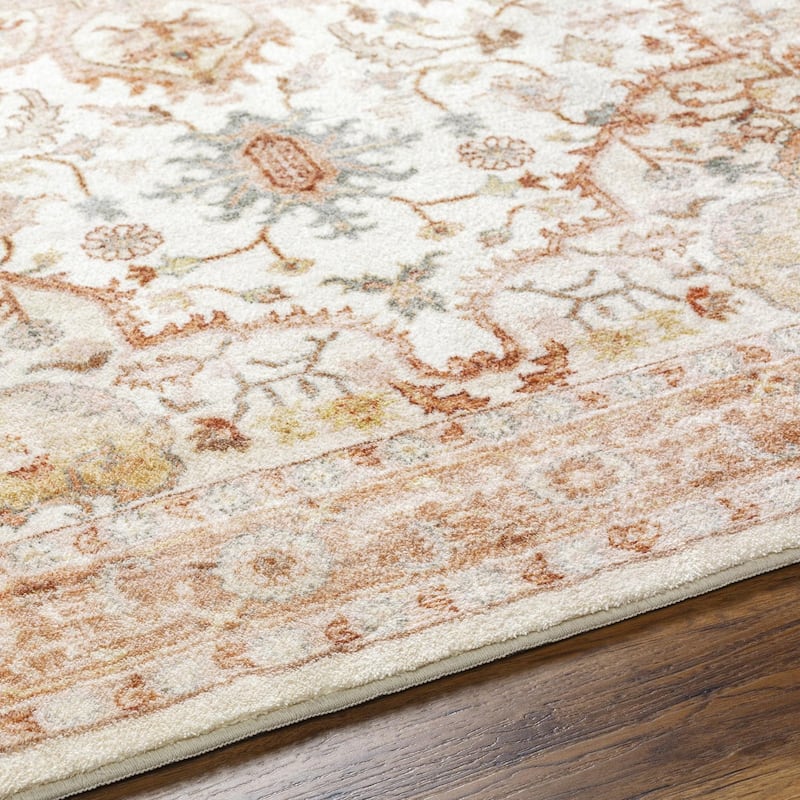 Livabliss Edouart Vintage Medallion Printed Area Rug