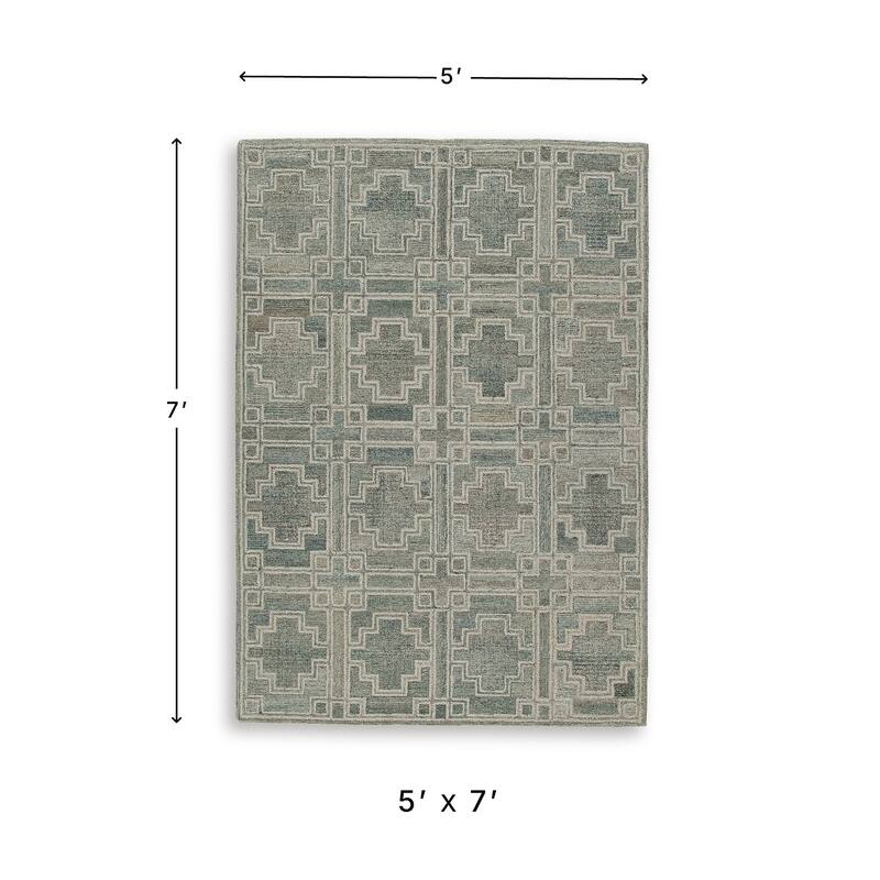 Signature Design by Ashley Jossland Green/Ivory Rug