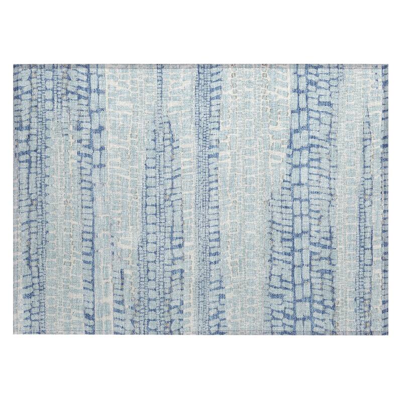 Machine Washable Indoor/ Outdoor Modern Winfield Chantille Rug