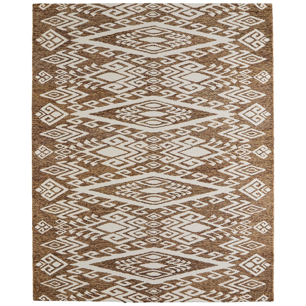Grand Bazaar Esser Hand Tufted Medallion Transitional Area Rug