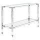 preview thumbnail 5 of 4, Safavieh Couture High Line Collection Arverne Acrylic Silver Console Table
