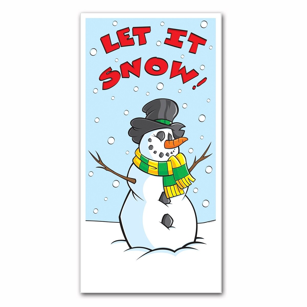 Shop Club Pack Of 12 Winter Wonderland Themed Let It Snow Door