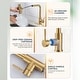 preview thumbnail 29 of 79, WOWOW Single Handle Waterfall Pull Down Sprayer Kitchen Faucet
