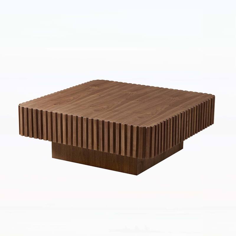 Modern Square Coffee Table,for Living Room,Small Footprint