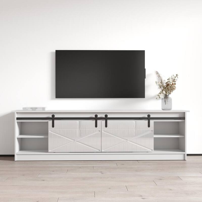 Granero WH-EF Electric Fireplace 79" TV Stand