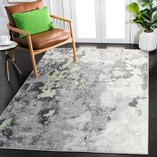 SAFAVIEH Adirondack Cordelia Abstract Glam Rug - 2'6" x 4' - Green/Grey