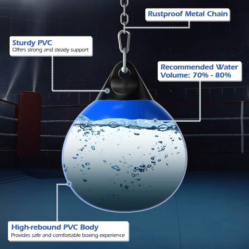 Goplus Water Punching Bag 21" 180 Pound Heavy Punching Bag with - See Details
