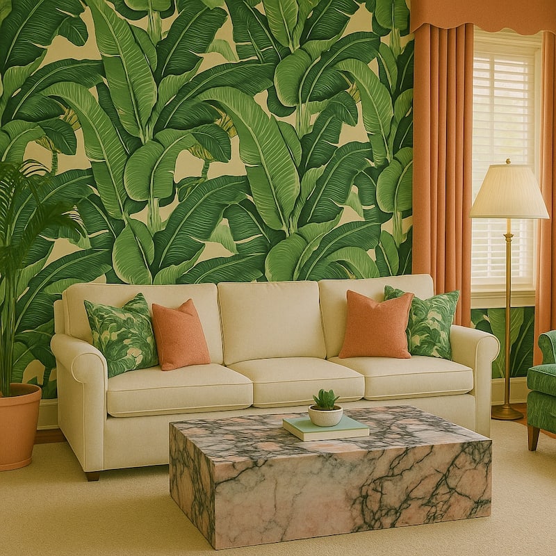 Genuine Marble Block Coffee Table - Calacatta Pink Marble