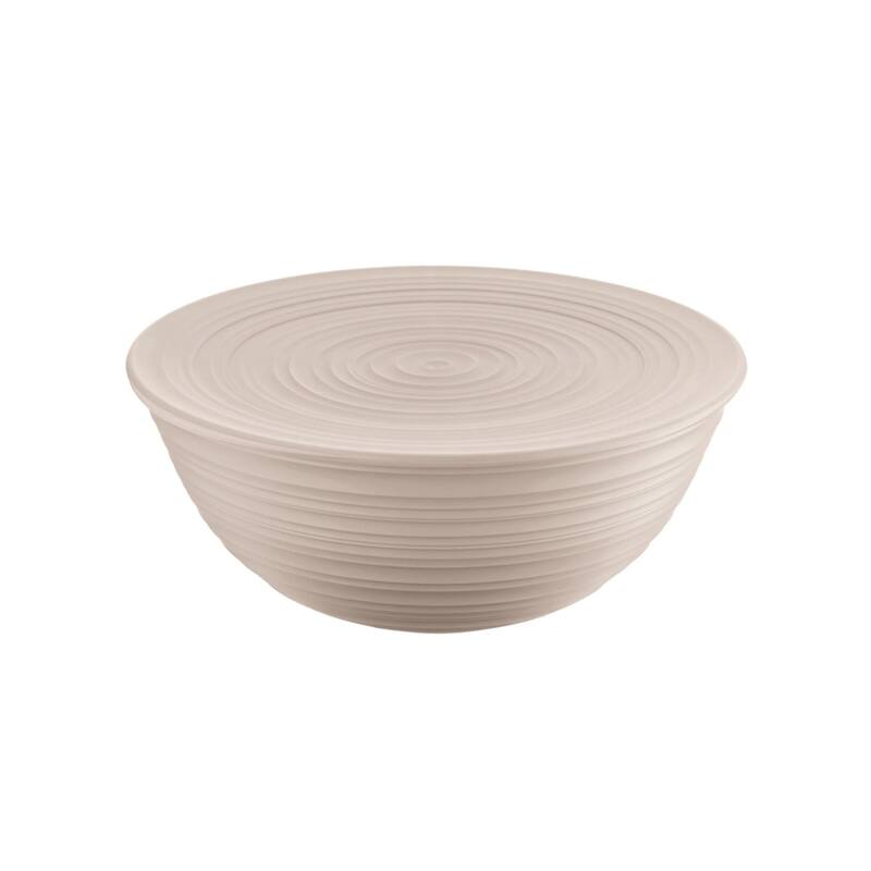 Guzzini Tierra Bowl with Lid - Taupe