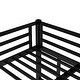 preview thumbnail 10 of 9, Metal Queen/King/California King Size Bunk Bed with Under Bed Storage